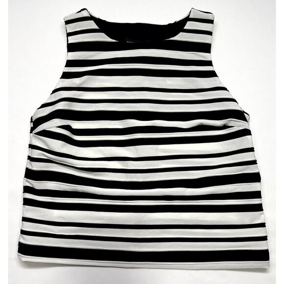 Dorothy Perkins elegant NWT women Black And White Sleeveless striped top size S - Picture 1 of 9